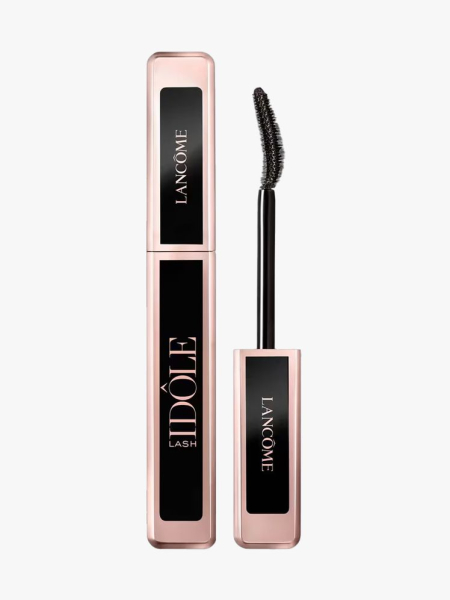 Lancôme Lash Idôle Mascara in branded component on a light gray background